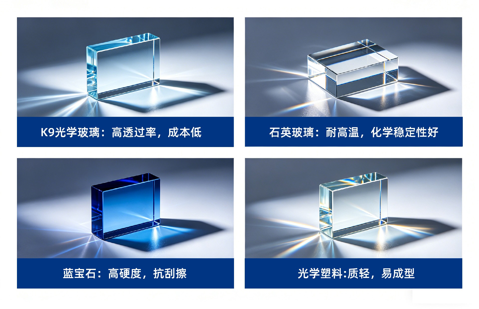 光学镜片常用材料